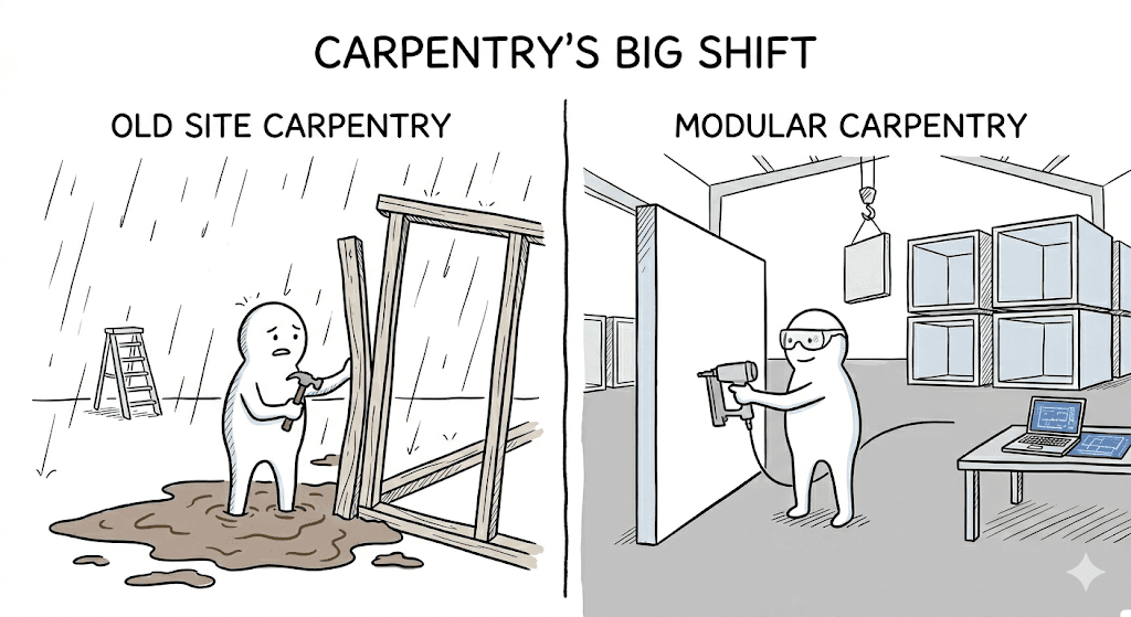 Escaping the Mud: How Modular Construction Is Changing Carpentry
