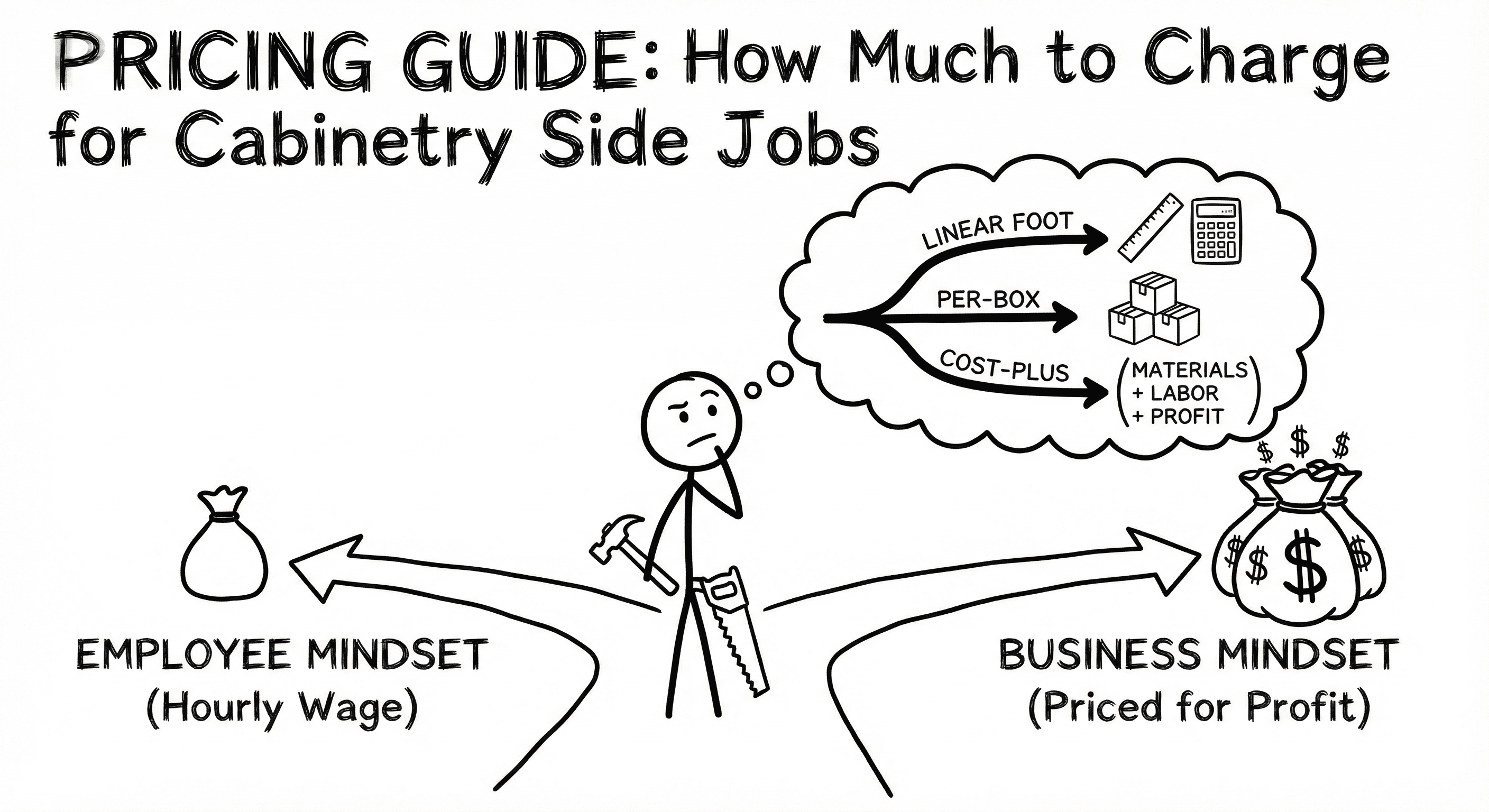Carpentry Pricing Guide Cover Illustration