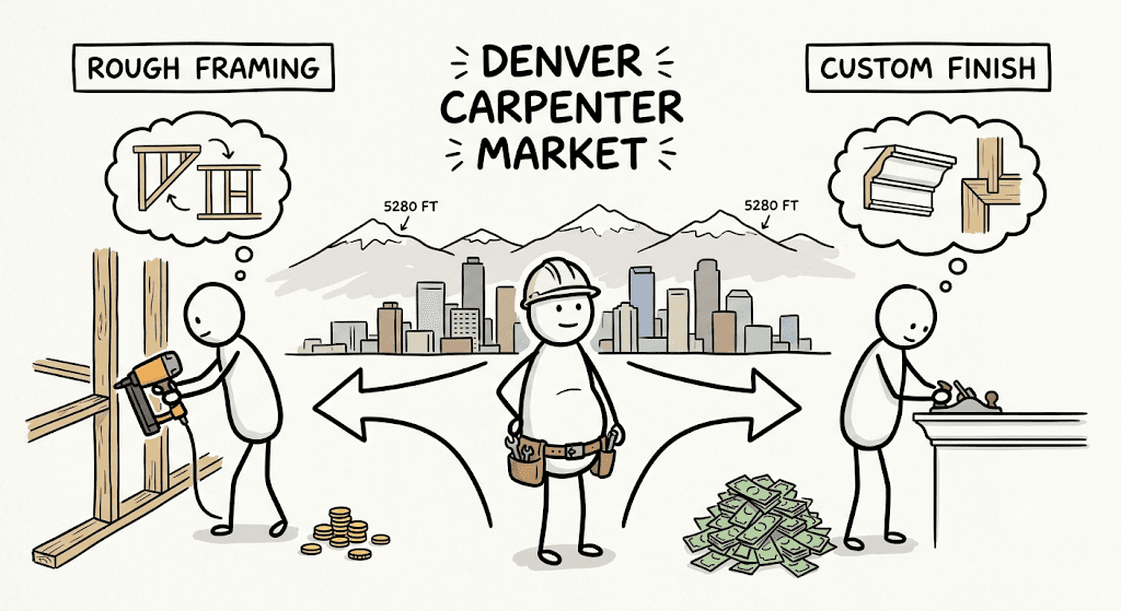 Denver Carpentry Career Paths: Framing and Finish Market Breakdown