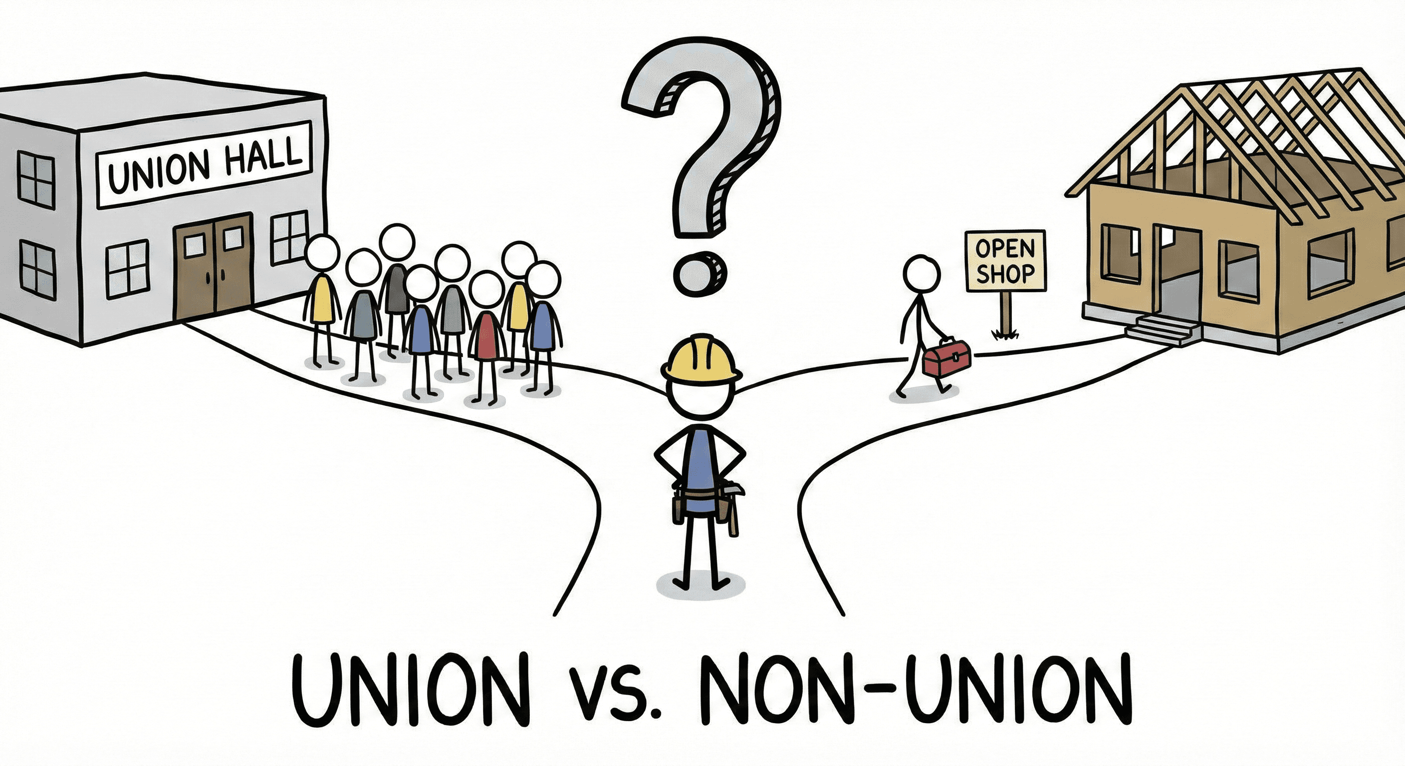 The Carpenter's Crossroads: Union vs. Open Shop