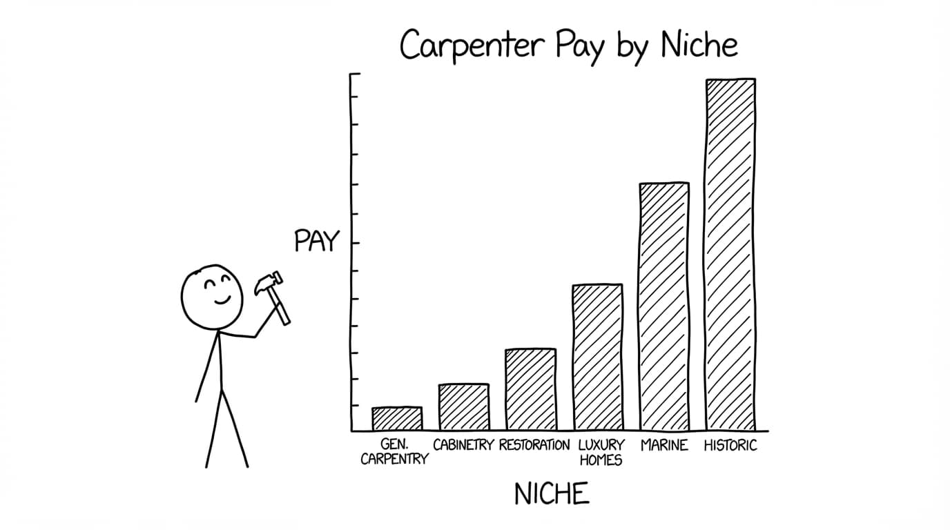 Examining Carpenter Job Pay Trajectories by Niche Cover Image