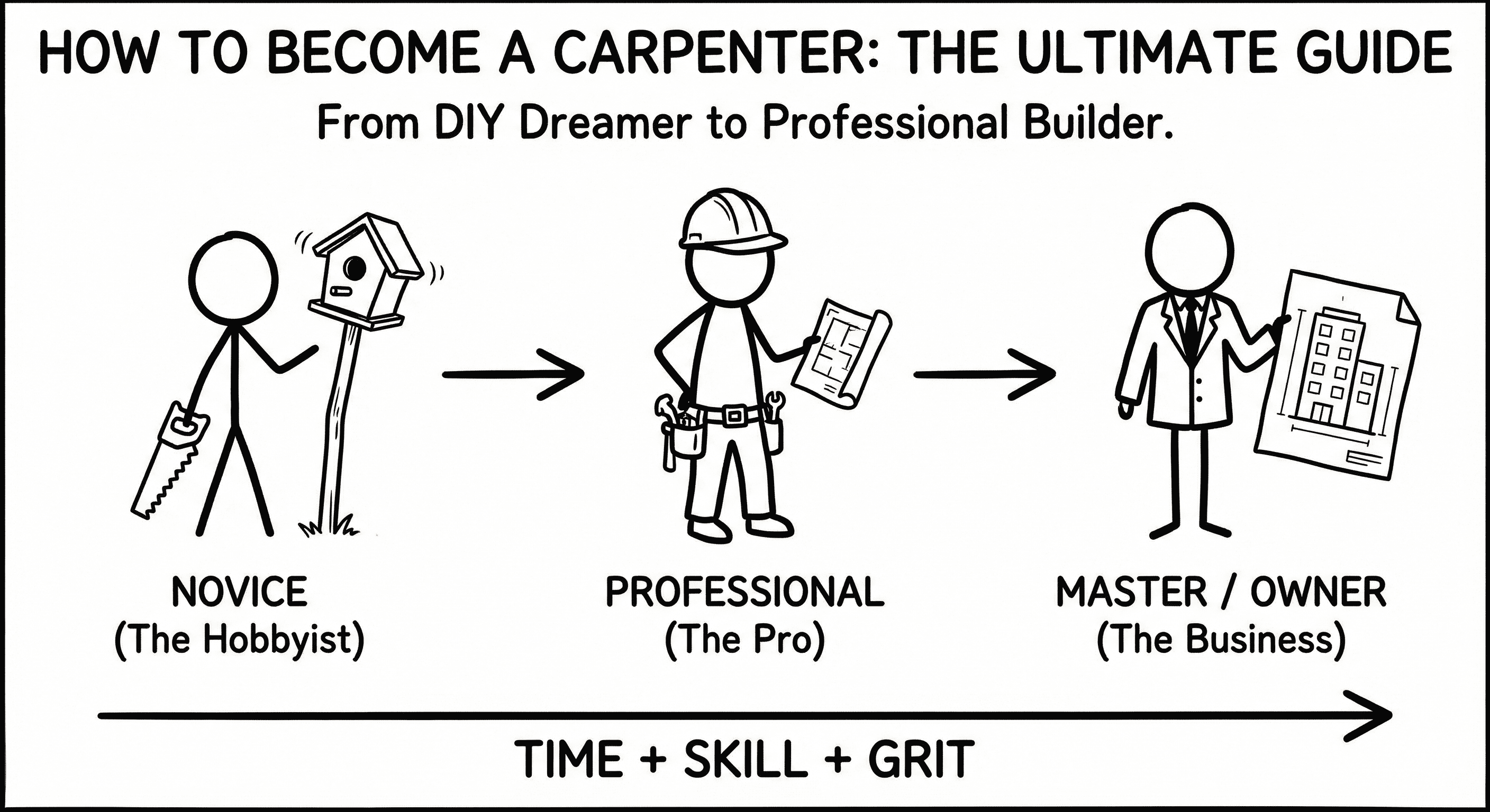 The Ultimate Carpenter's Journey: From Novice to Master Builder